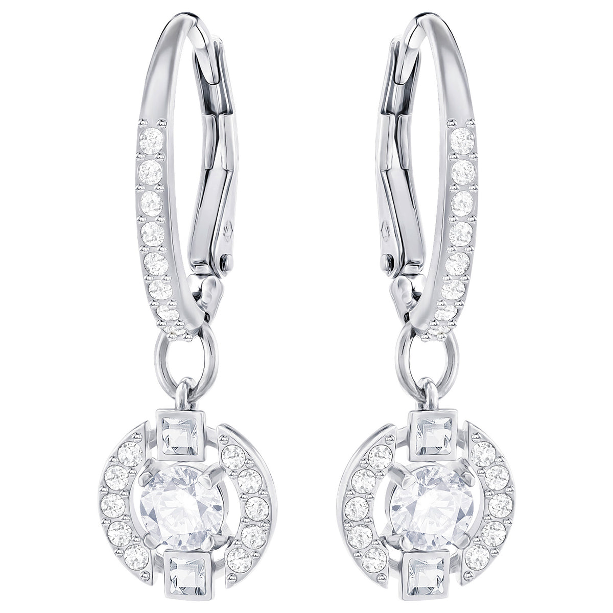 Swarovski Sparkling Pierced Earrings