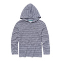 Lacoste Kids Sweatshirt in striped cotton jersey