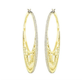 Swarovski Georgette Pierced Earrings Hoop