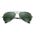 Ray-Ban Aviator Classic RB3025 Gunmetal - Metal - Green Polarized Lenses