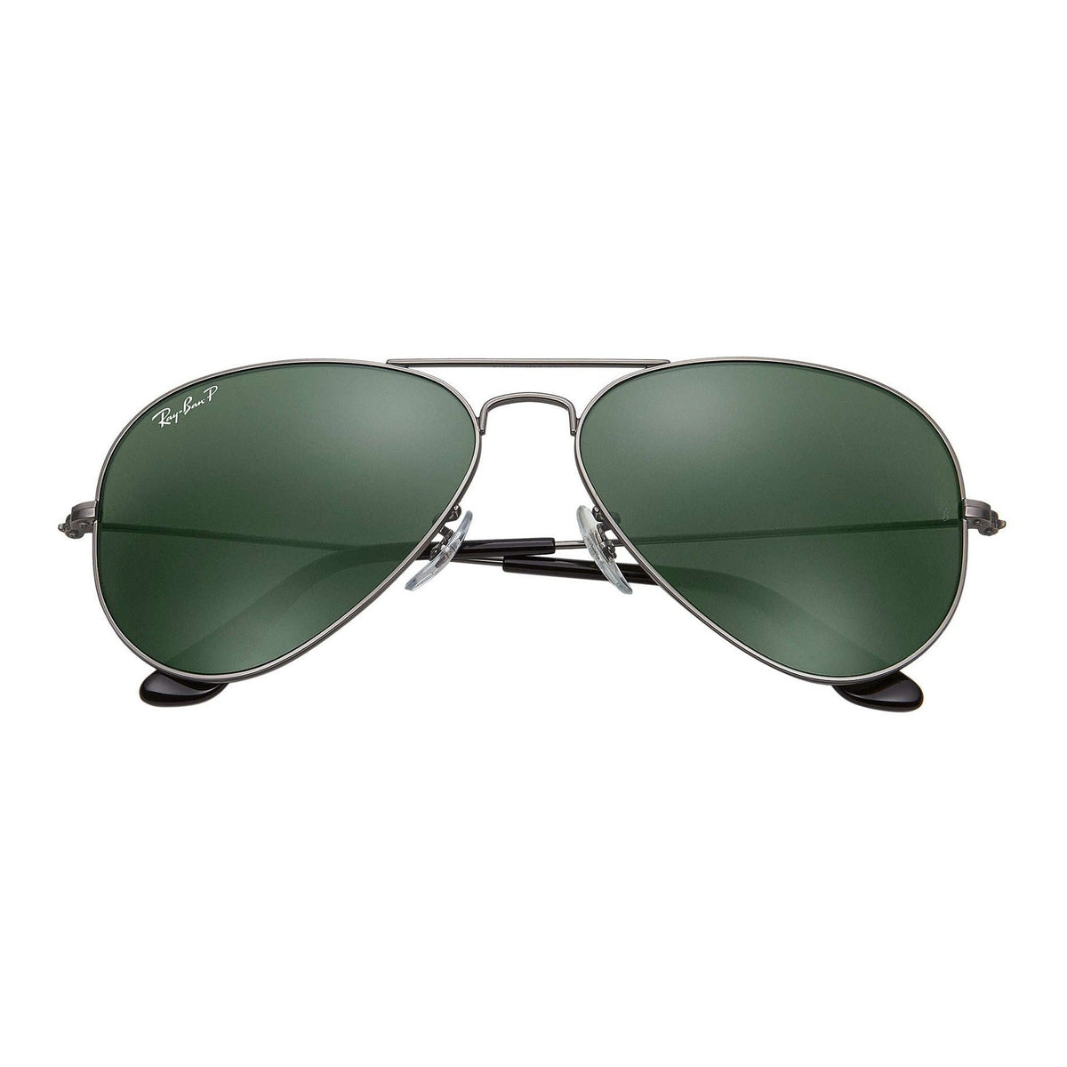 Ray-Ban Aviator Classic RB3025 Gunmetal - Metal - Green Polarized Lenses