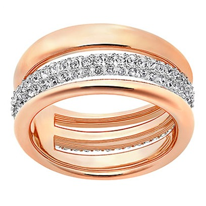 Swarovski Exact Ring Cry Ros 52