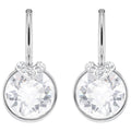 Swarovski bella v pierced earrings white rhodium plating