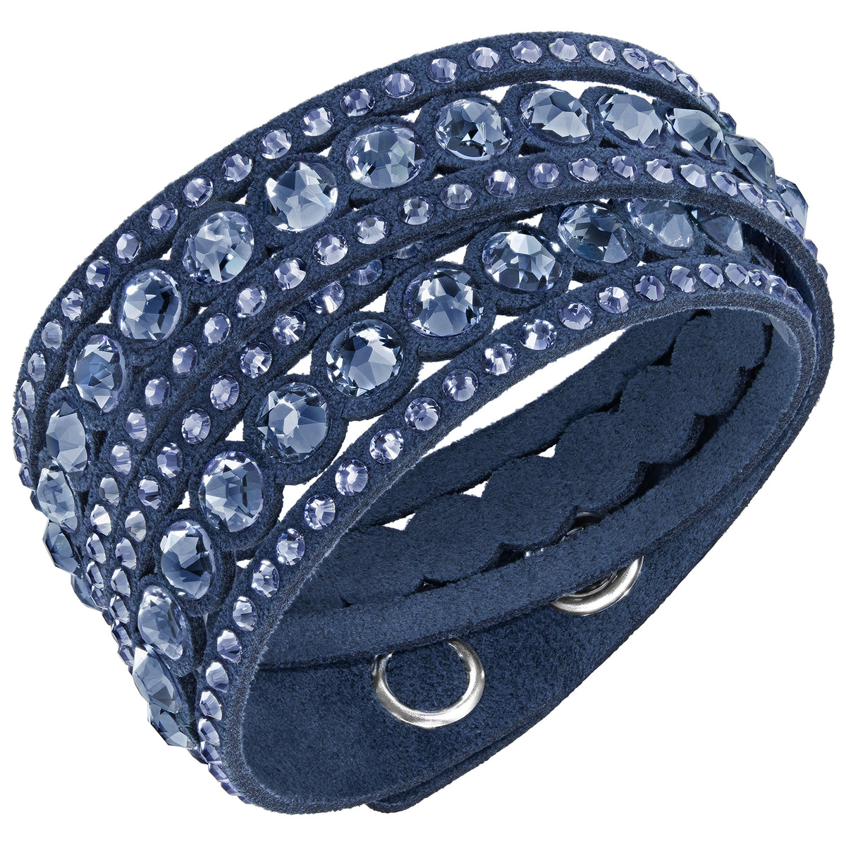 Swarovski Slake Dot Bracelet Mont Sis Dk Blue M Sp