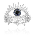 APM Silver Pop Lucky Eye Ring