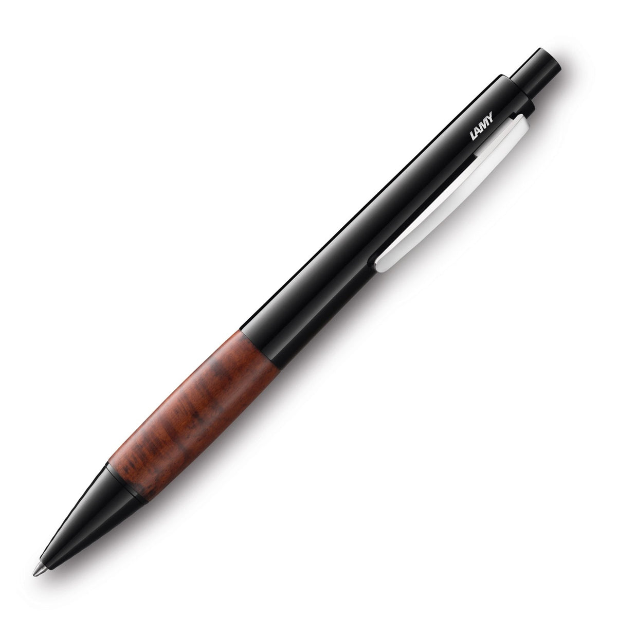 LAMY Accent Black Brilliant Briarwood Ballpoint Pen