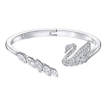 Swarovski Swan Lake Bangle Czwh Rhs S