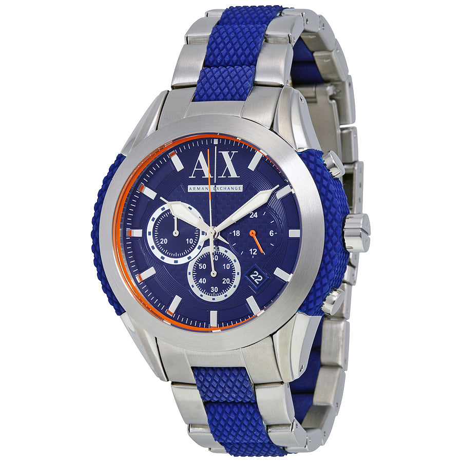 Armani Exchange Men's Analog Display Quartz Silver Watch