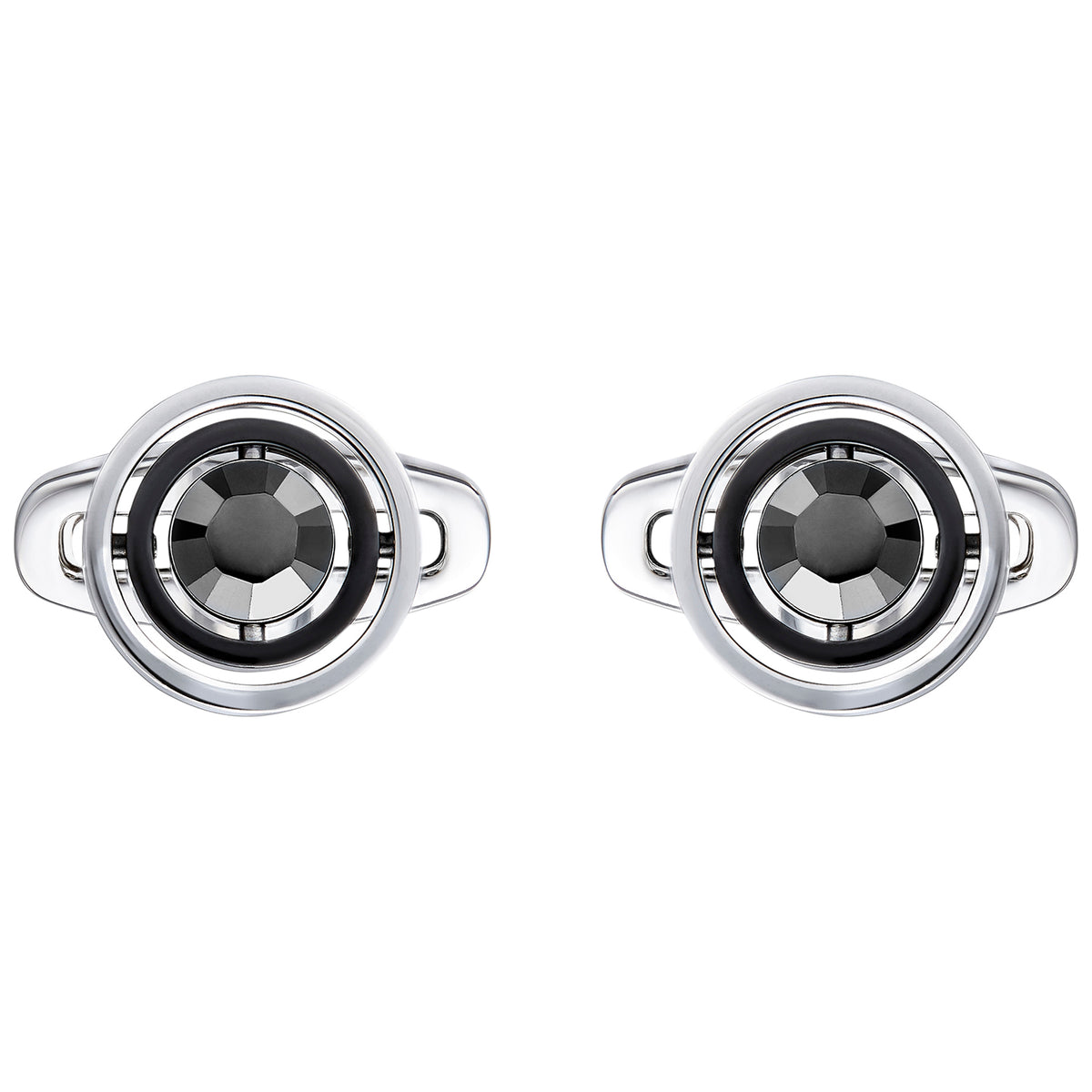 Swarovski Franklin Cufflinks Jet Hem Mix