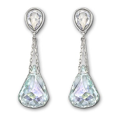 Swarovski Lunar Pierced Earrings Lazo Mol