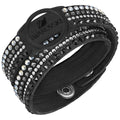 Swarovski Slake Dlx Ac Bracelet Car Jet Sts Bk Msp