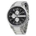 Armani ExchangeChronograph Black Dial Stainless Steel Men's Watch