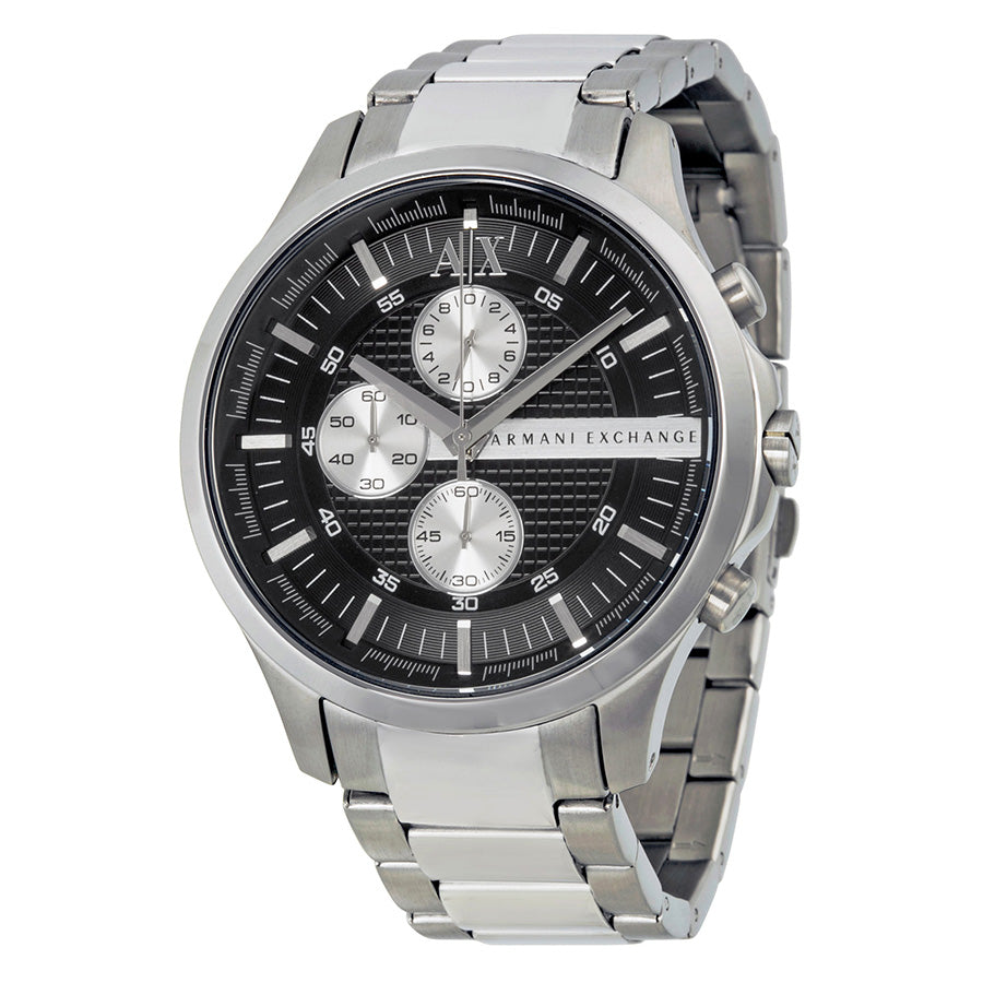 Armani ExchangeChronograph Black Dial Stainless Steel Men's Watch