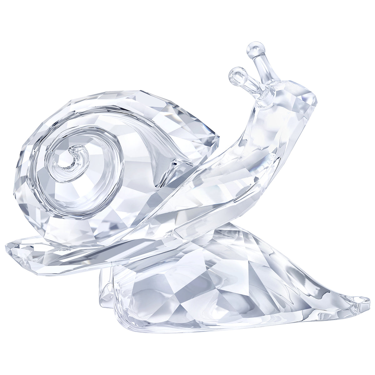 Swarovski Snail On Leaf
