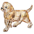 Swarovski Standing Golden Retriever