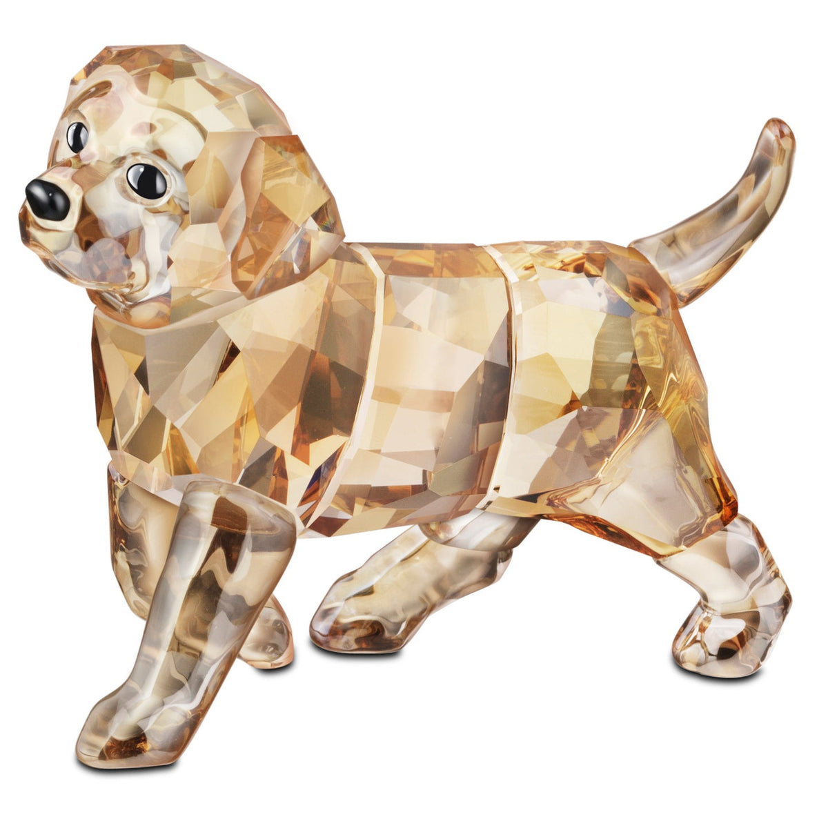 Swarovski Standing Golden Retriever