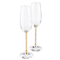 Swarovski Crystalline Toasting Flutes (set of 2)