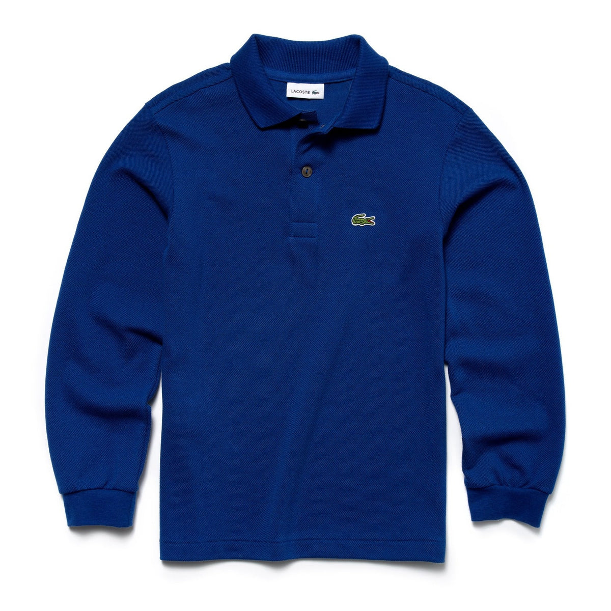 Lacoste Boy's long sleeve classic Pique polo shirt.