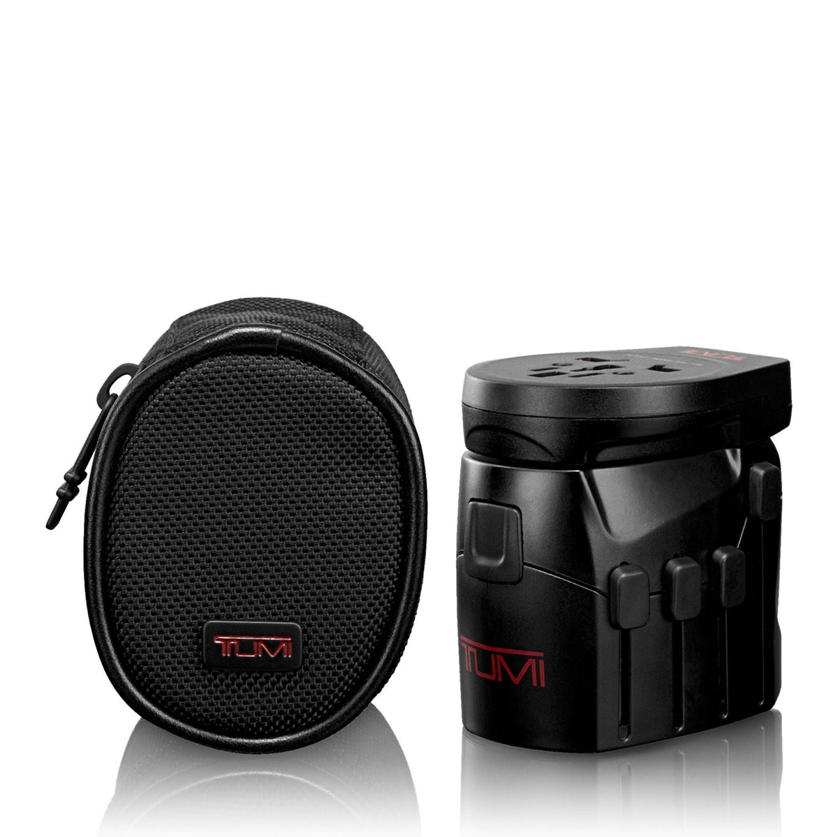 TUMI Universal Grounded Electric Travel Adapter with USB