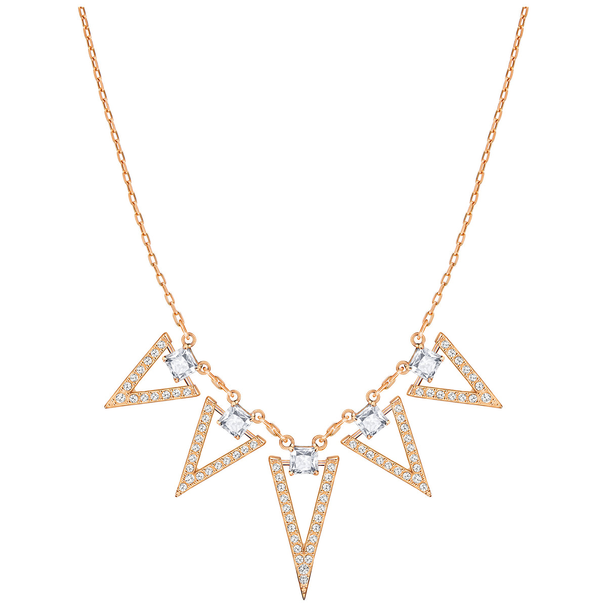 Swarovski Funk Necklace Lrg Czwh Cry Ros