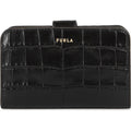 Furla Babylon S Compact Trifold Wallet Nero