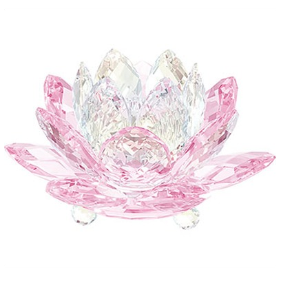 Swarovski Waterlily Candleholder Rosaline Small Sp