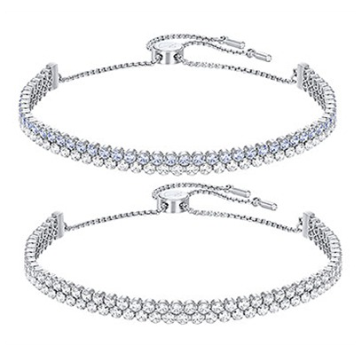 Swarovski Subtle Bracelet Set Czwh Czlb M