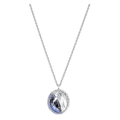 Swarovski Oval Pendant Shrt W Cry Lsap Rhs Sod Sp