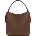 Furla Grace M Hobo W/Zip Caffe'+Chili Oil