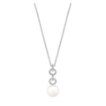 Swarovski Duplex Pendant Rnd Cry Rhs