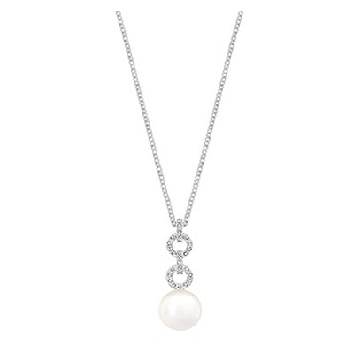 Swarovski Duplex Pendant Rnd Cry Rhs