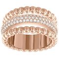 Swarovski Ss Click Ring Ros Cry Ros 52