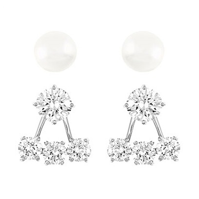 Swarovski Attract Pearl Pe Jckt Set Cry Rhs