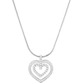 Swarovski Circle Heart Pendant