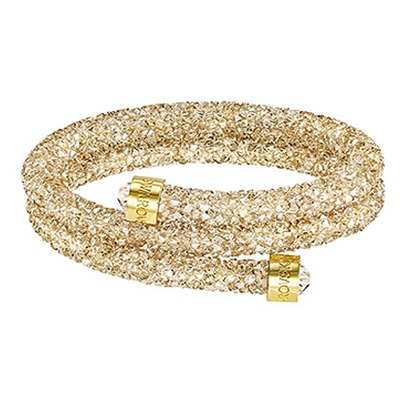 Swarovski Crystaldust Bangle Db Cry Silk Pgo S Sp