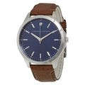 Armani Exchange Men's 'Smart' Quartz Stainless Steel And Leather Automatic Watch
