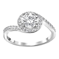 Swarovski Attract Light Ring Swirl Czwh Cry Rhs Sp