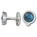 Swarovski Round Cufflinks