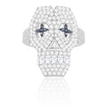 APM Silver Pop Skeletal Ring