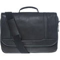 COLOMBIAN LEATHER FLAPOVER BRIEFCASE*