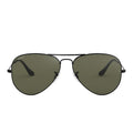 Ray-Ban Aviator Classic RB3025 Black - Metal - Green Polarized Lenses