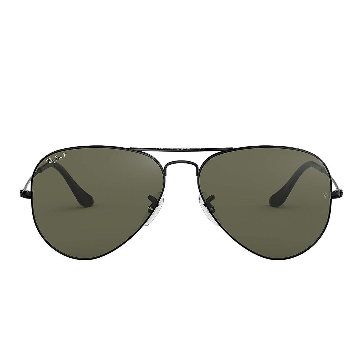 Ray-Ban Aviator Classic RB3025 Black - Metal - Green Polarized Lenses