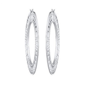 Swarovski Griselda Pierced Earrings Hoop