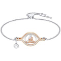 Swarovski Humanist Buddha Bracelet, White, Mixed Plating