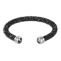 Swarovski Crystaldust Cuff Jet Sts S