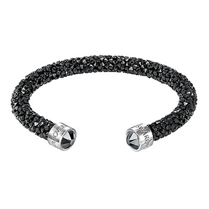 Swarovski Crystaldust Cuff Jet Sts S
