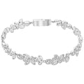Swarovski Diapason Bracelet, White, Rhodium Plating