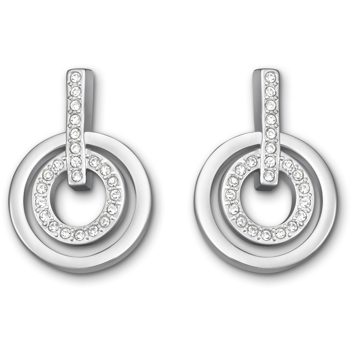 Swarovski Circle Mini Pierced Earrings