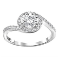 Swarovski Attract Light Ring Swirl Czwh Cry Rhs Sp