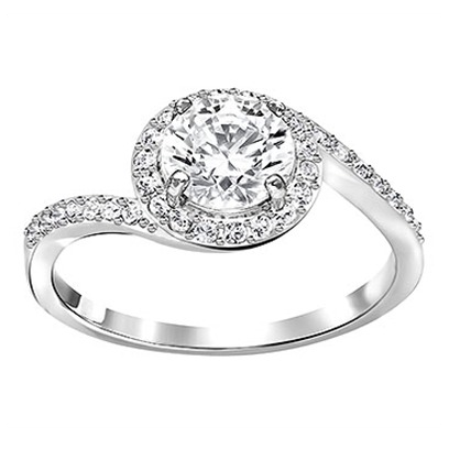 Swarovski Attract Light Ring Swirl Czwh Cry Rhs Sp